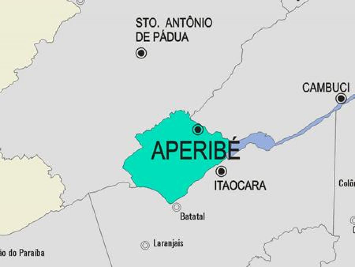 지도 Aperibé municipality