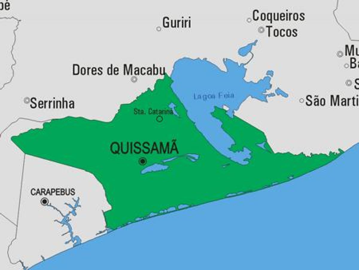 지도 Quissamã municipality