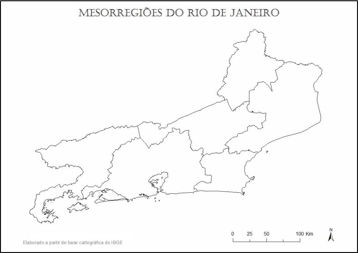 지도 리우데자네이루의 버진