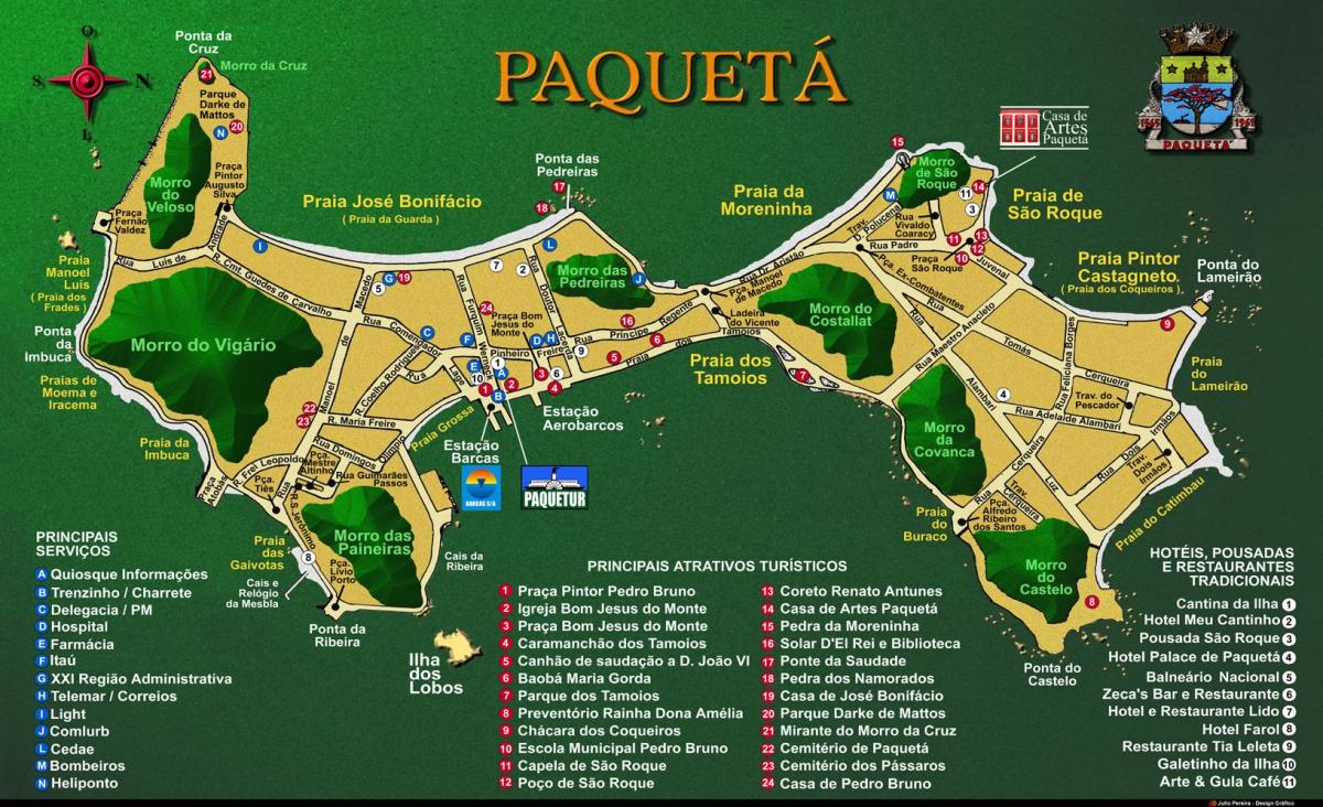 지도 Île de Paquetá