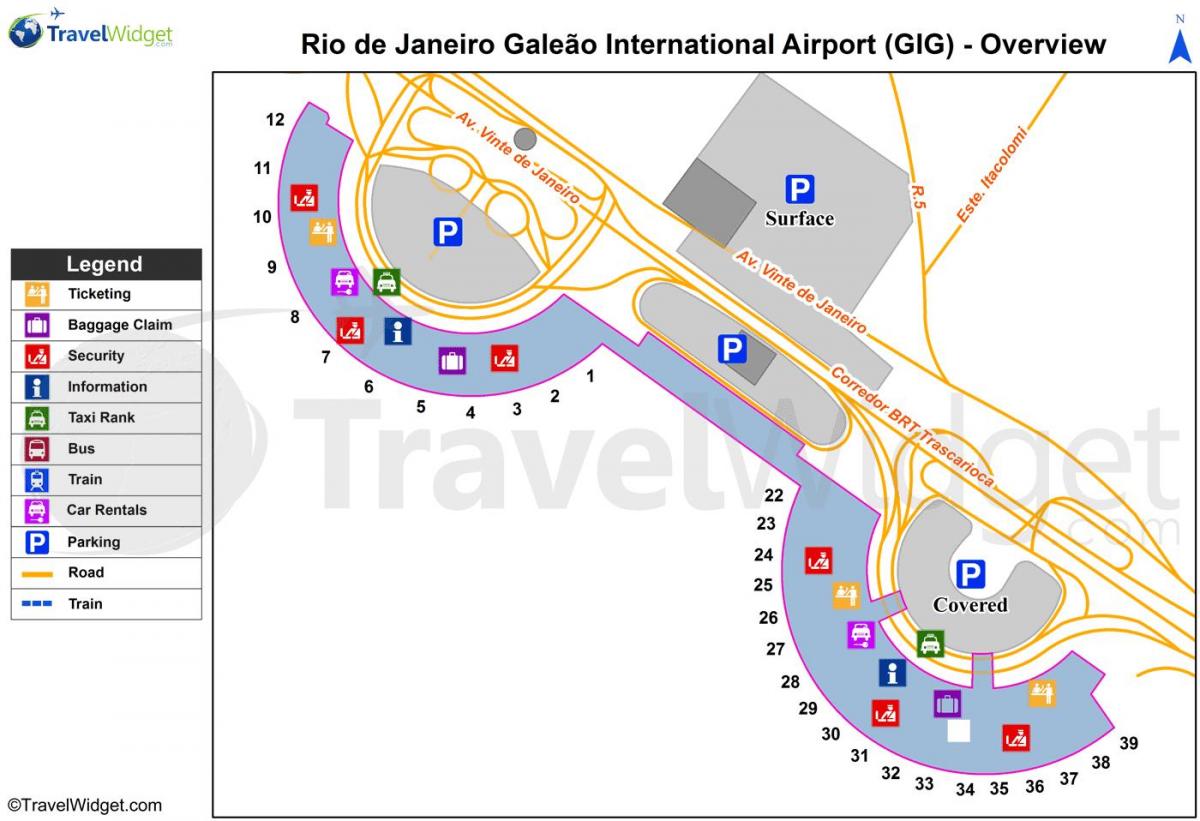 지도의 객실 무료 공항