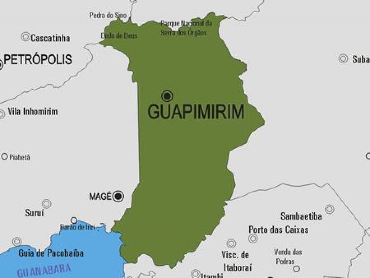 지도 구아피미림 municipality