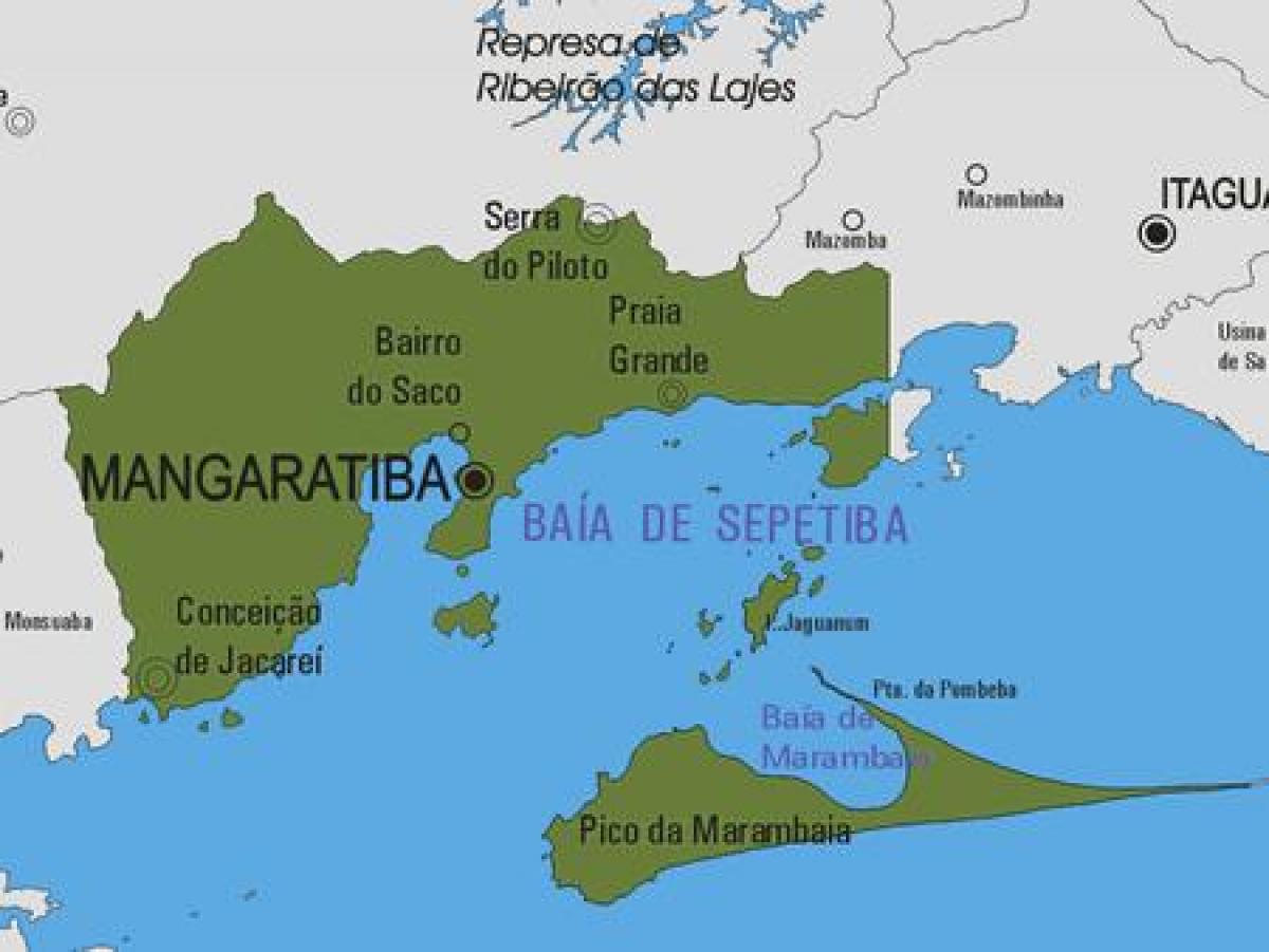 지도의 만가라티바 municipality