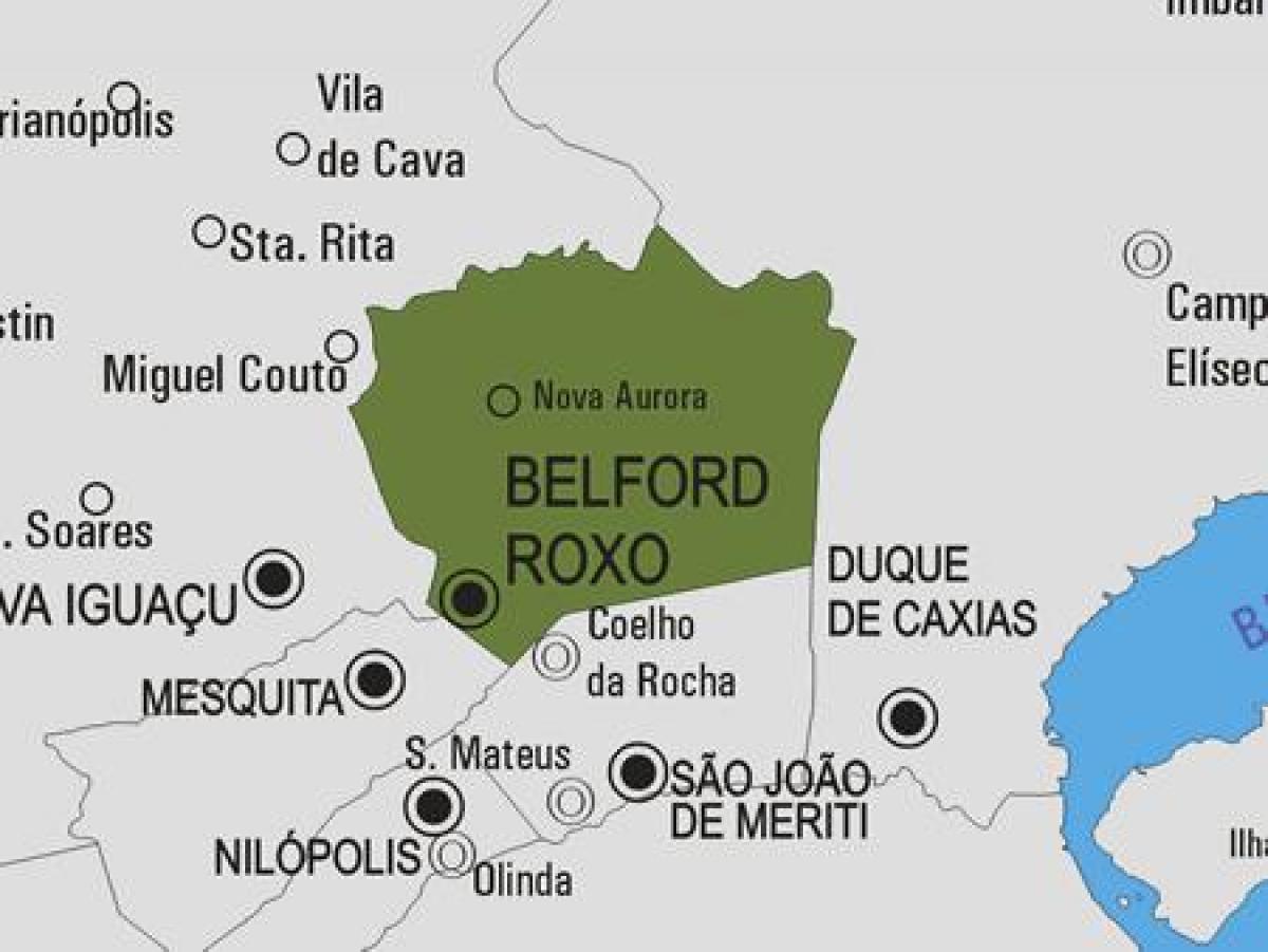 지도의 벨포드 로소 municipality