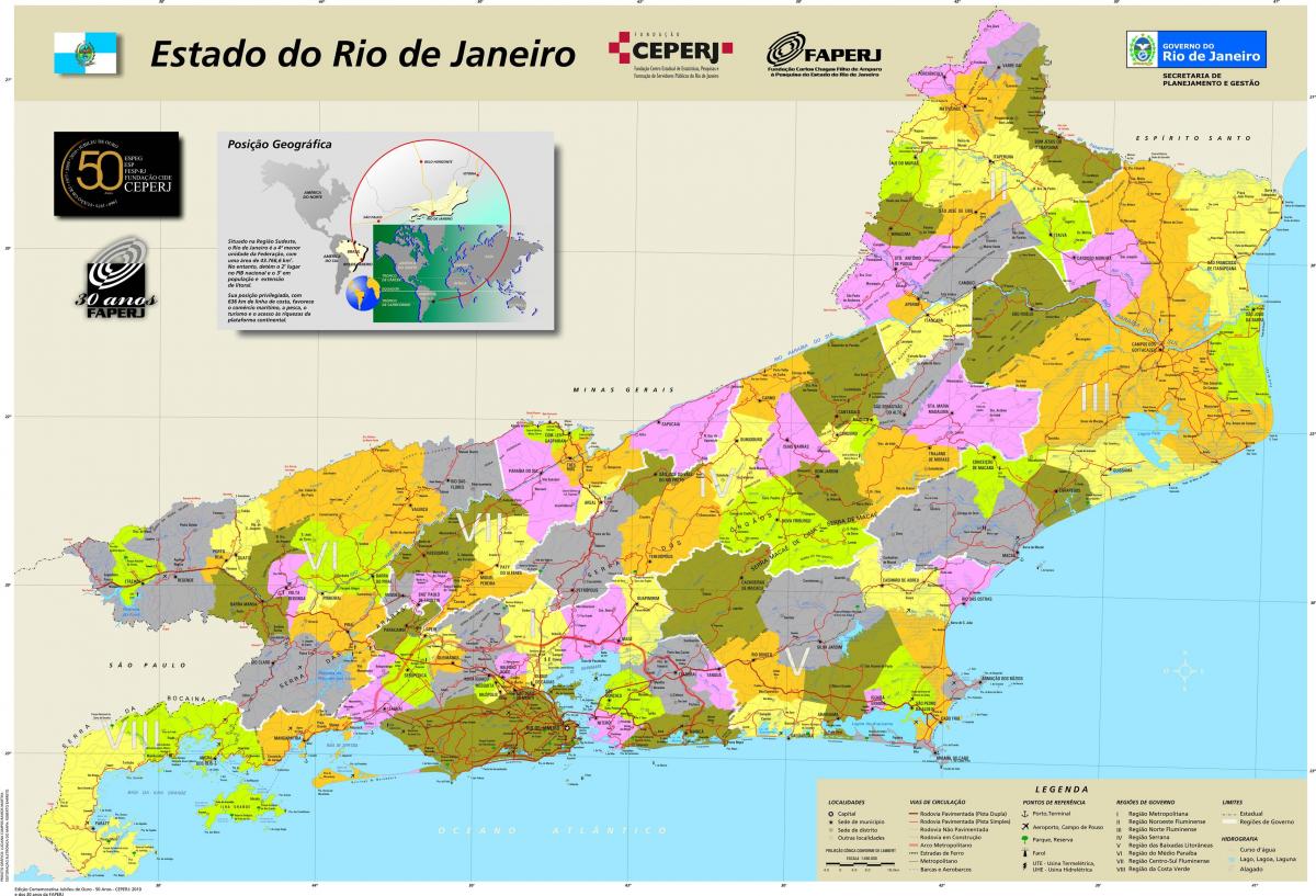 지도의 지방 자치 단체에서 리우데자네이루