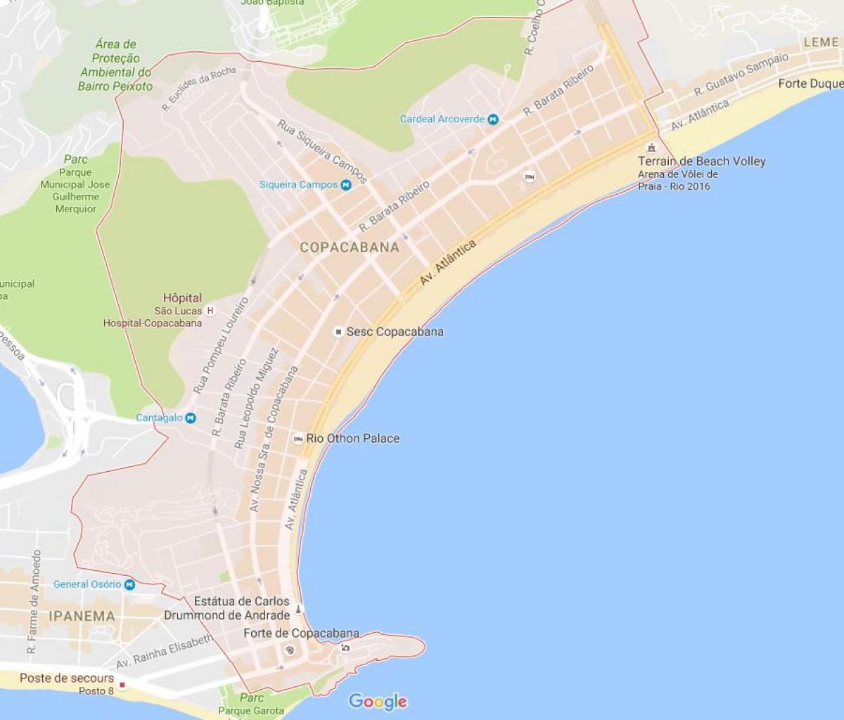 지도 Copacabana