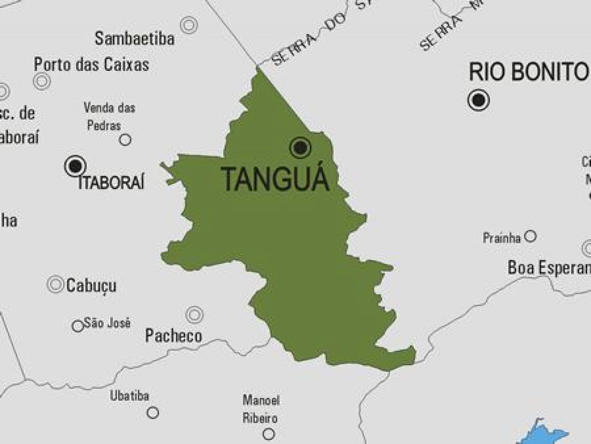 지도의 탄구아 municipality