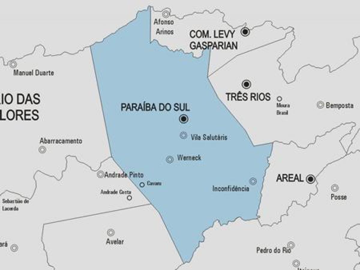 지도의 파라 do Sul municipality