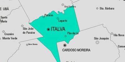 지도 Italva municipality