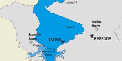 지도의 이타티아이아 municipality