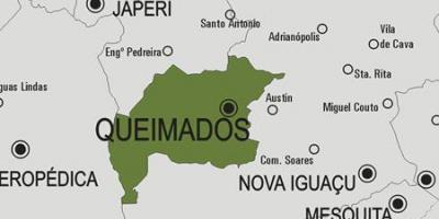 지도의 쿠에이마도스 municipality