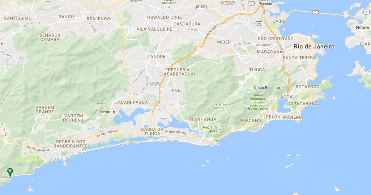 지도의 그루마리 해변