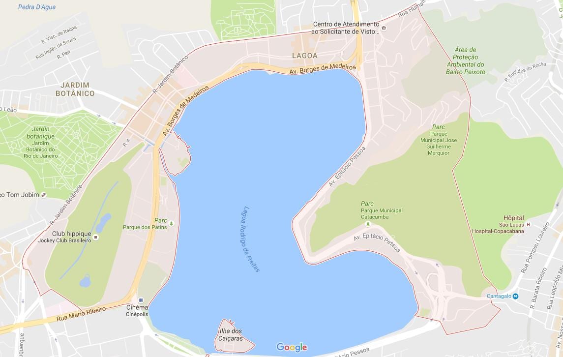 지도 Lagoa