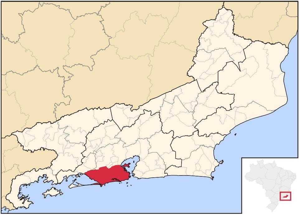 지도 Rio de Janeiro