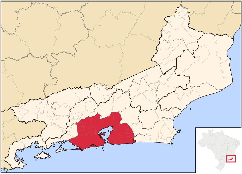 지도 Rio de Janeiro