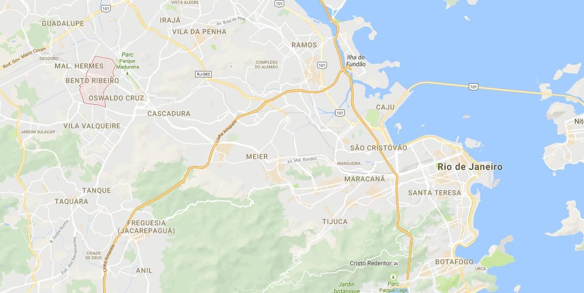 지도의 빈민가 벤토 리베이로