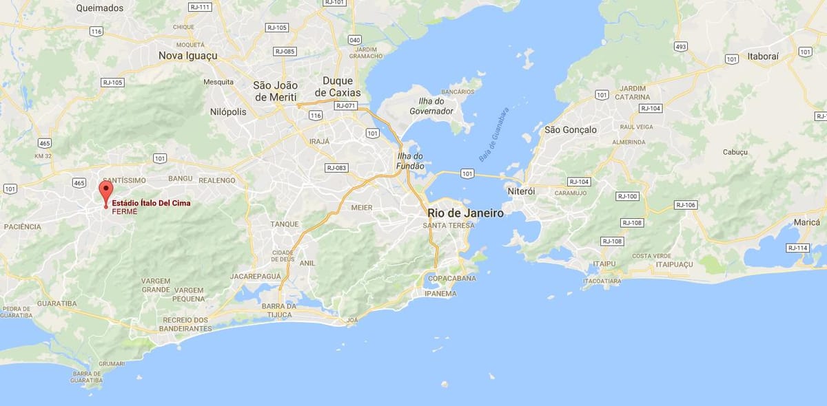 지도 경기장의 Ítalo del Cima