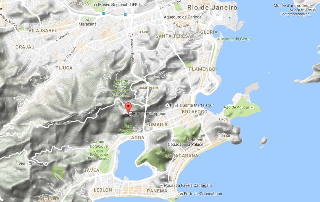 지도의 위치