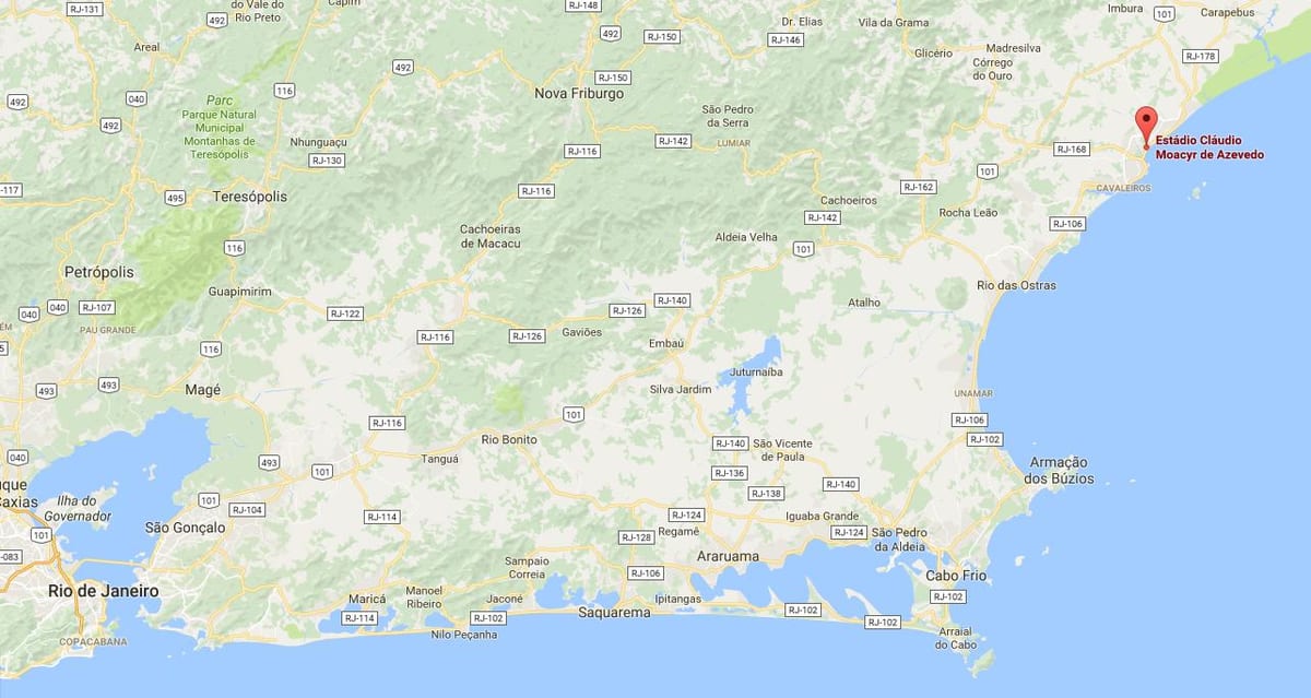 지도 경기장의 클라우디오 Moacyr de Azevedo