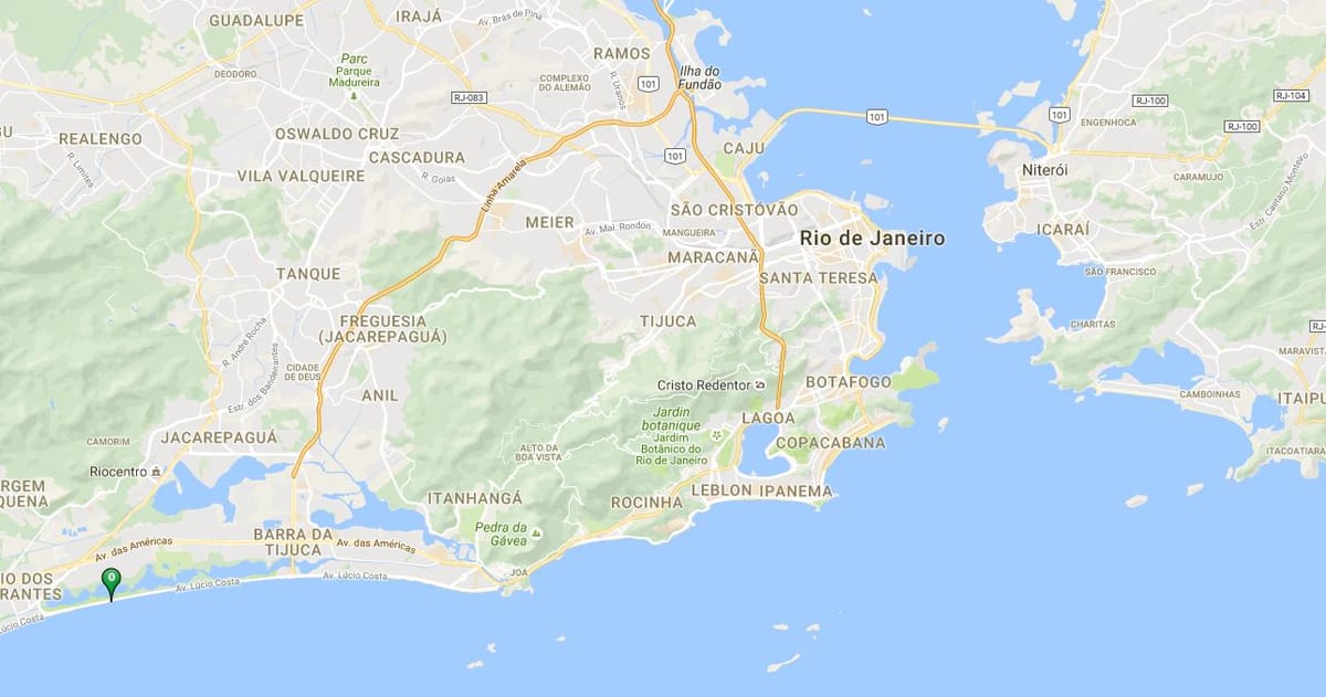 지도의 해변 Reserva