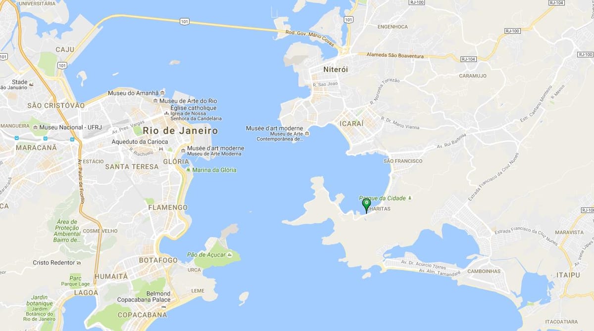 지도의 해변 Samanguaia