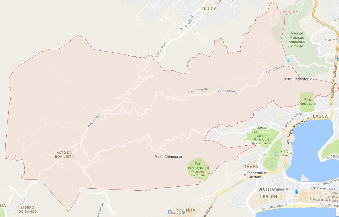 지도 Alto da Boa Vista