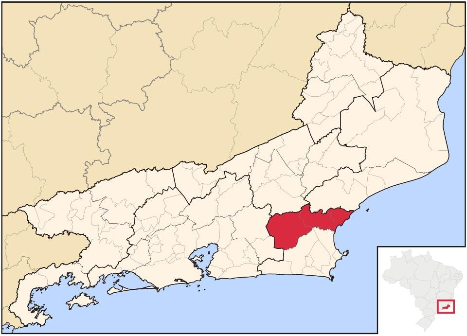 지도 Bacia de São João