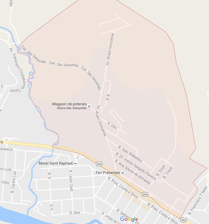 지도 Bairro de Fátima