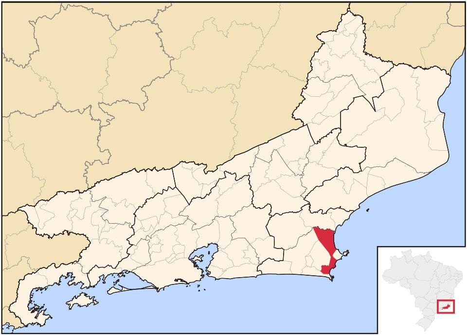 지도 Cabo Frio