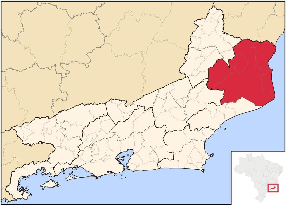 지도 dos Campos Goytacazes