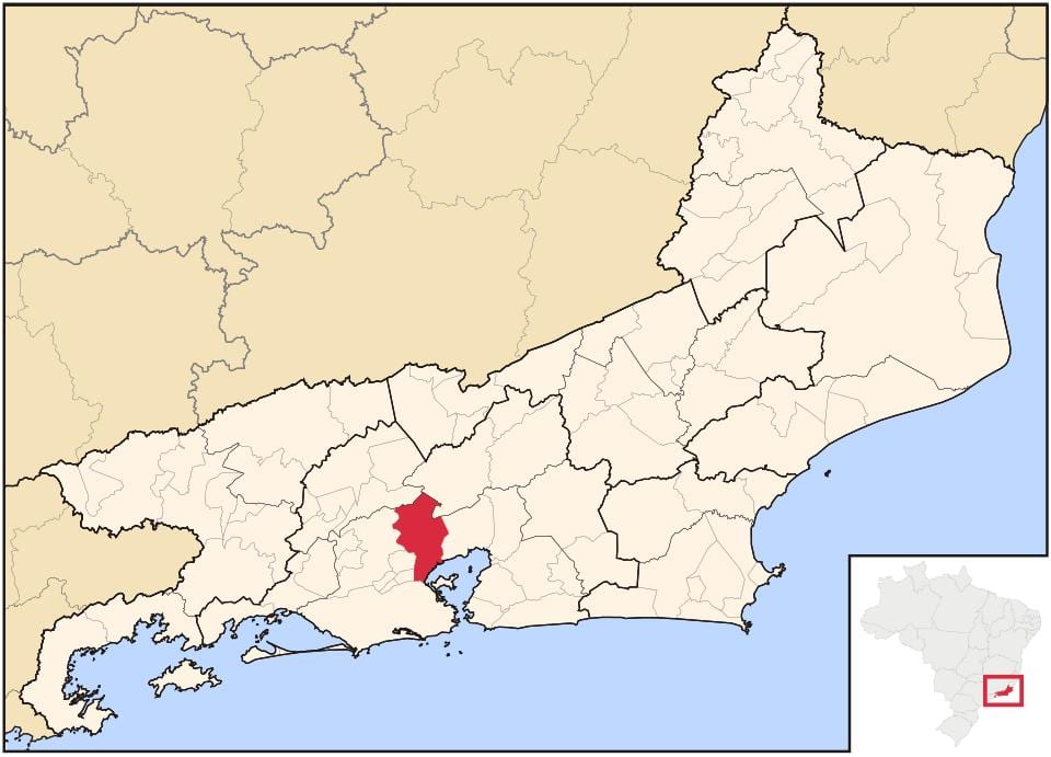 지도 Duque de Caxias