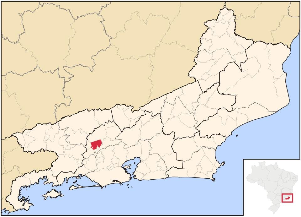지도 Engenheiro 파울루 de Frontin
