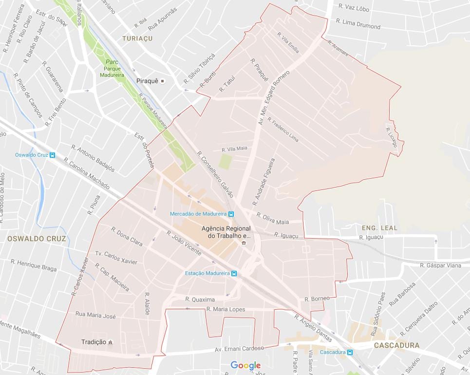 지도 Madureira