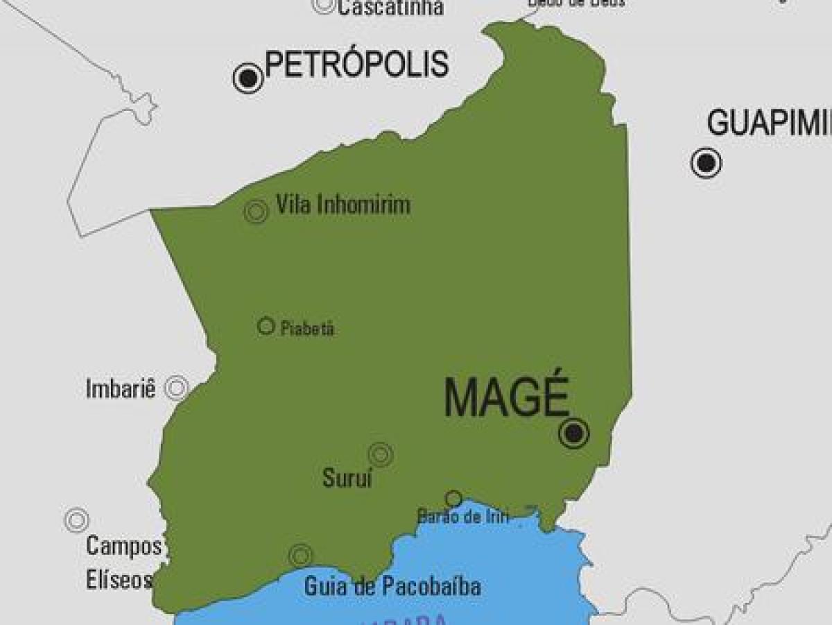 지도 Magé municipality