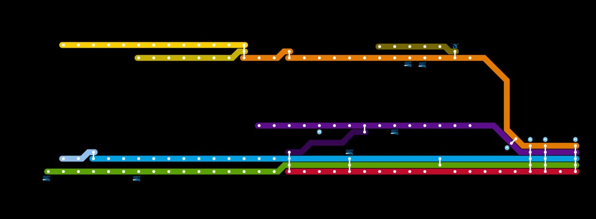 지도 SuperVia Rio-선