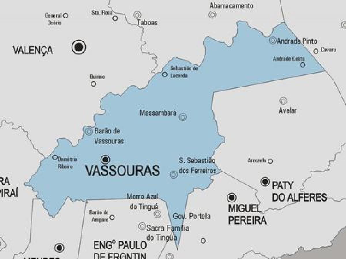 지도 Varre-Sai municipality