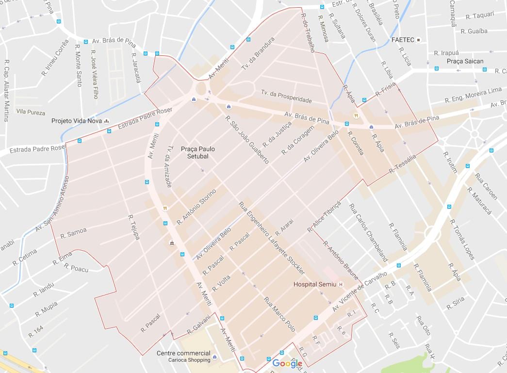지도 Vila da Penha