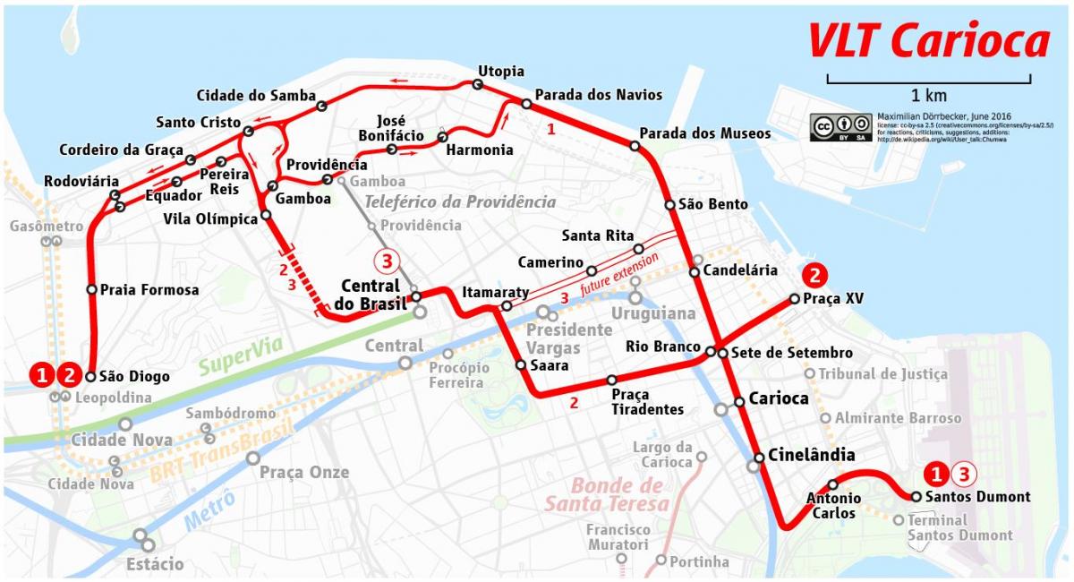 지도 VLT Rio de Janeiro
