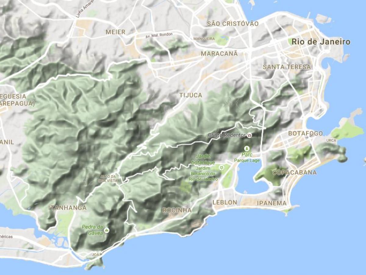 지도 구 Rio de Janeiro