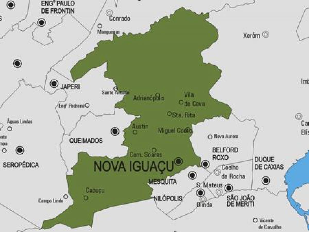 지도 노바구아수 municipality