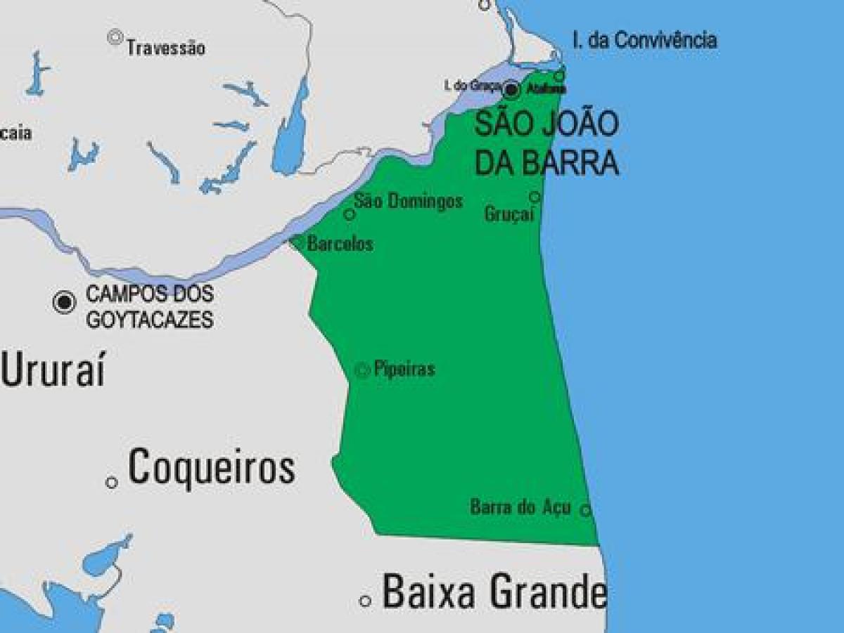 지도의 산 조안 da Barra municipality