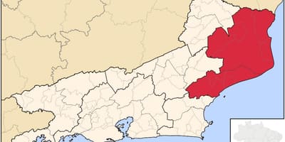 지도 Norte 리우데자네이루