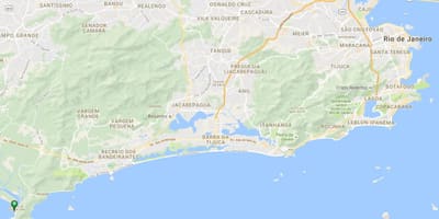 지도 비치의 바라 데 구아라티바