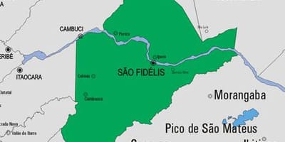 지도프란시스코 de Itabapoana municipality