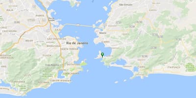 지도의 해변 Forte Rio Branco