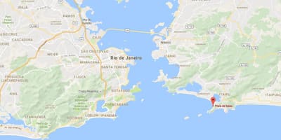 지도의 해변 Itaipú