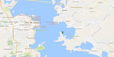 지도의 해변 Jurujuba