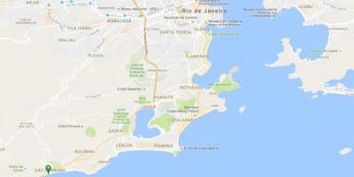 지도의 해변 São Conrado