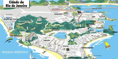 지도 3d Rio de Janeiro