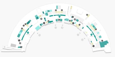 지도 airport Galeão1 터미널 레벨 1